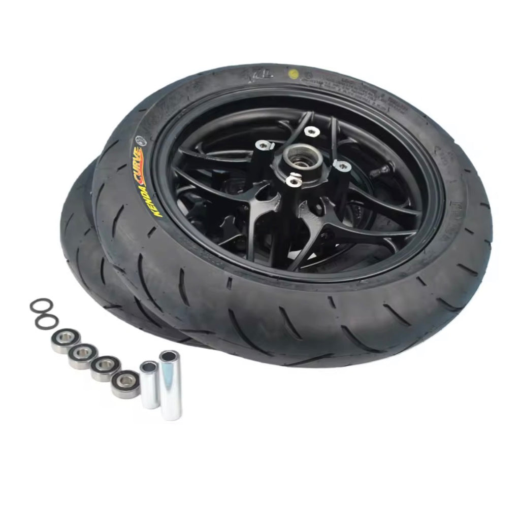 Supermoto wheel set for tuttio